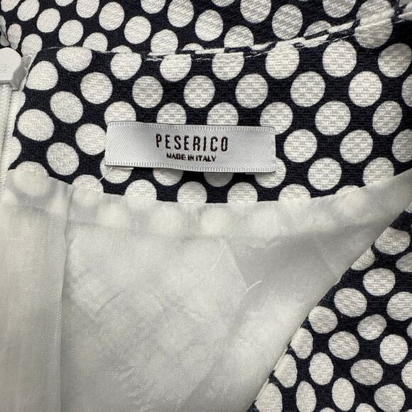 Peserico Polka Dot Shift Dress Size 6 - Picture 2 of 14